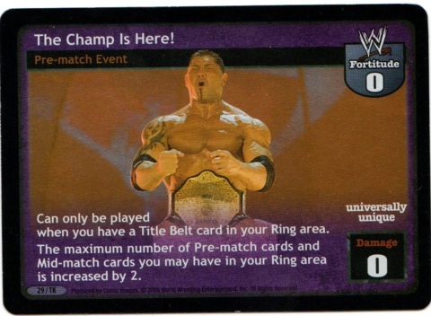 The Champ Is Here!